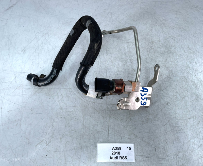 ✅ 18-24 OEM Audi RS5 S5 S4 Q8 Q7 Fuel High Pressure Hose Line Pipe W/ Sensor