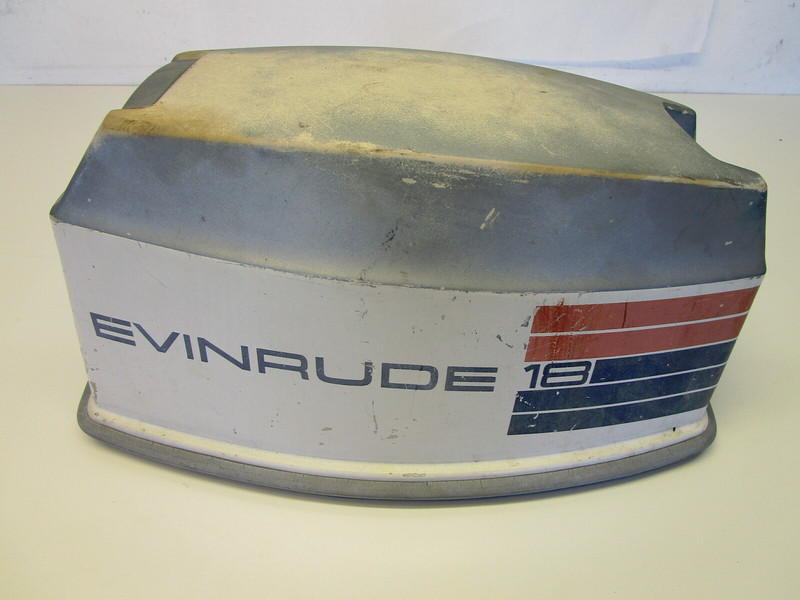 0279512 Evinrude Johnson 18 HP 2 Cyl Motor Cowl Engine Cover Top Cowling Hood