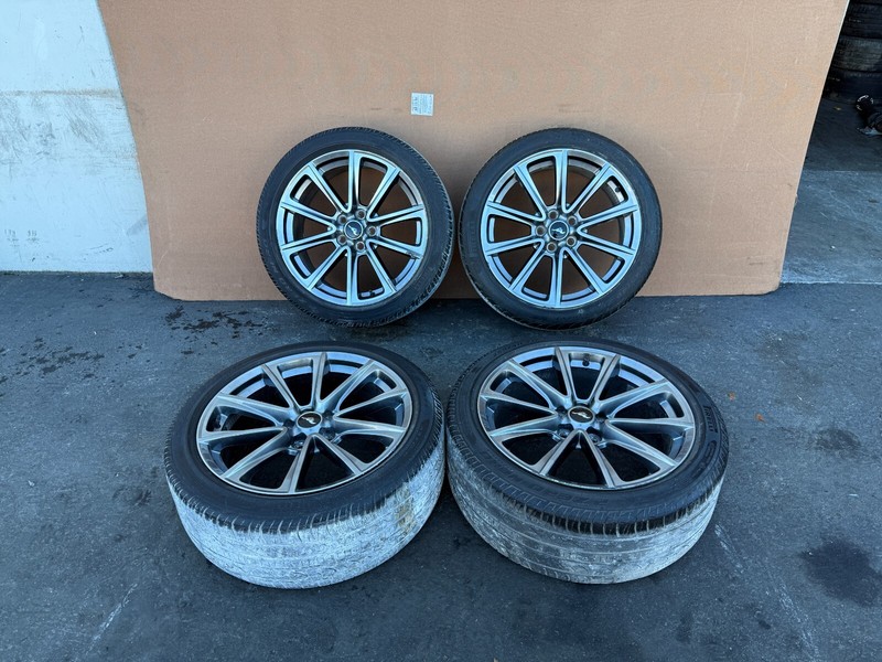FORD MUSTANG GT 2015-2023 OEM FRONT REAR LEFT RIGHT RIMS WHEELS TIRES (19"X8.5")