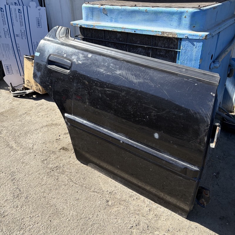 90-93 Acura Integra 4D Sedan Right Rear Passenger Side Door Black OEM