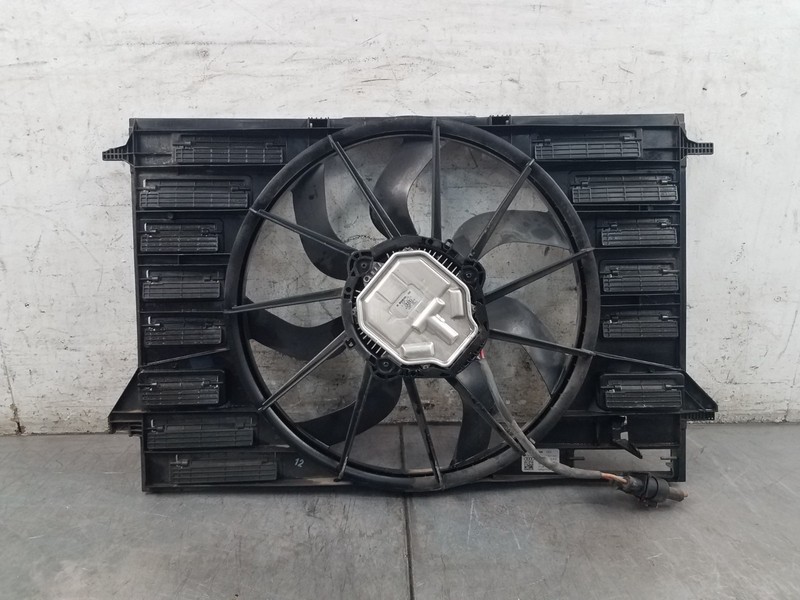 2018 Audi S4 Quattro B9 Radiator Fan / Shroud #2795 VV10