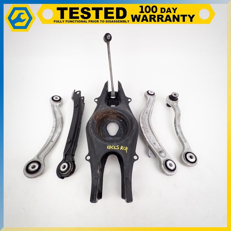 12-18 MERCEDES-BENZ CLS550 E550 REAR LEFT SIDE TIE ROD CONTROL ARM SET OF 5 OEM