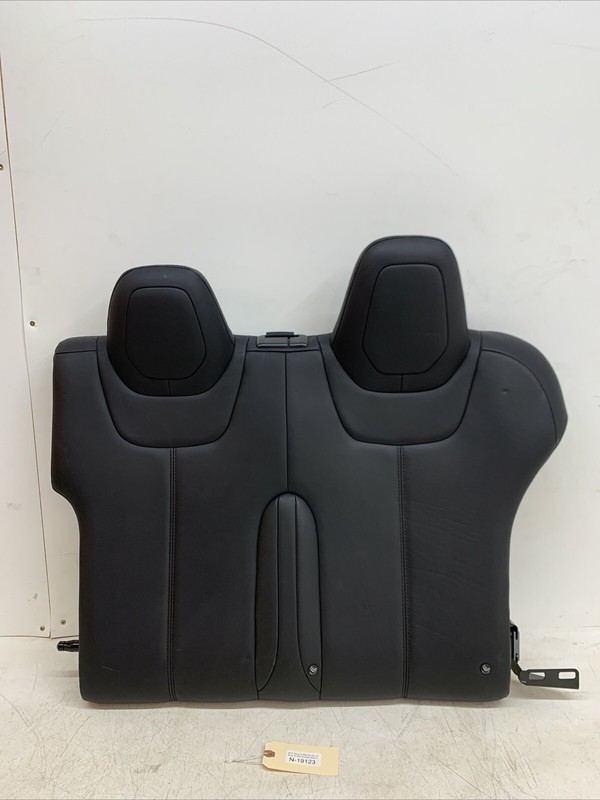 ⚡️12-20 TESLA MODEL S REAR LEFT SEAT UPPER CUSHION BLACK LEATHER 2NDROW 19123 UP