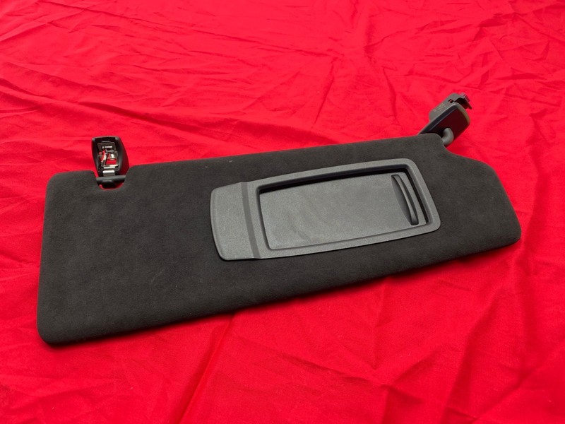 17-23 BMW G30 550 F90 M5 Right Upper Sun Visor Shade Mirror Cover Alcantara OEM✅