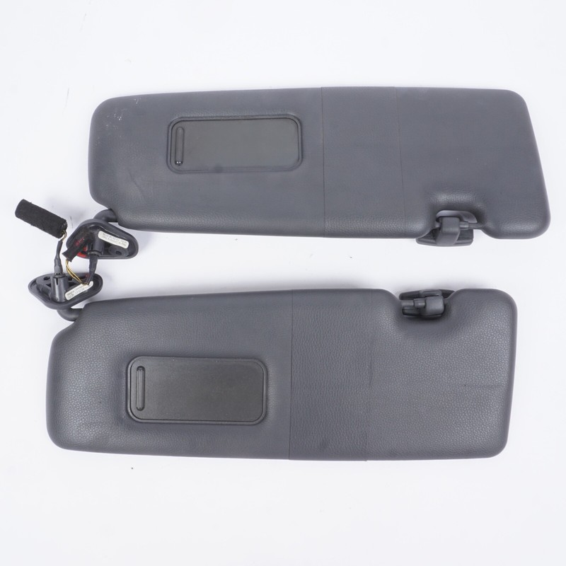 04-10 BMW 650i E64 Convertible Front Left Right Side Sun Visor OEM PAIR