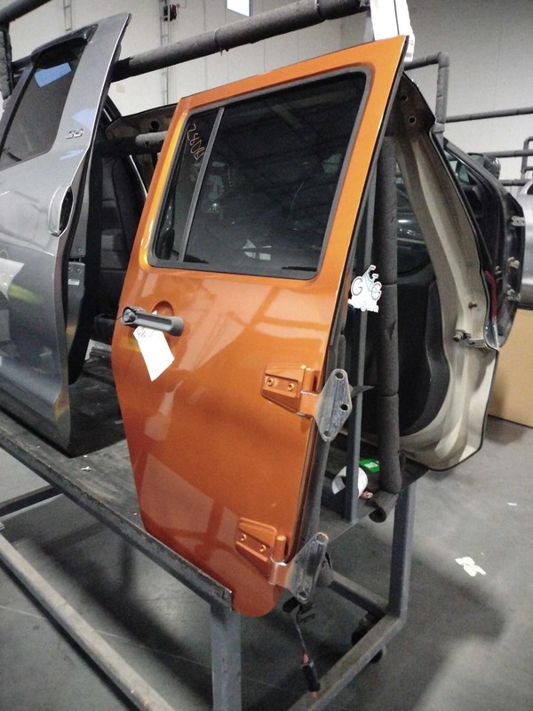 2011 Jeep Wrangler Orange Rear Right Door 347228 - Used - 138K Miles