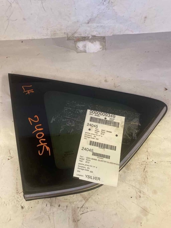 Quarter Glass/window TOYOTA RAV-4 Left 13 14 15 16 17 18