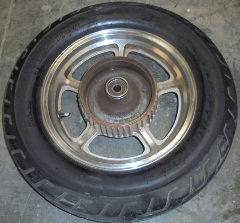 2003 Honda Shadow VT1100C VT1100 VT 1100 C Rear Rim Tire Wheel 170/80-15 15" #19