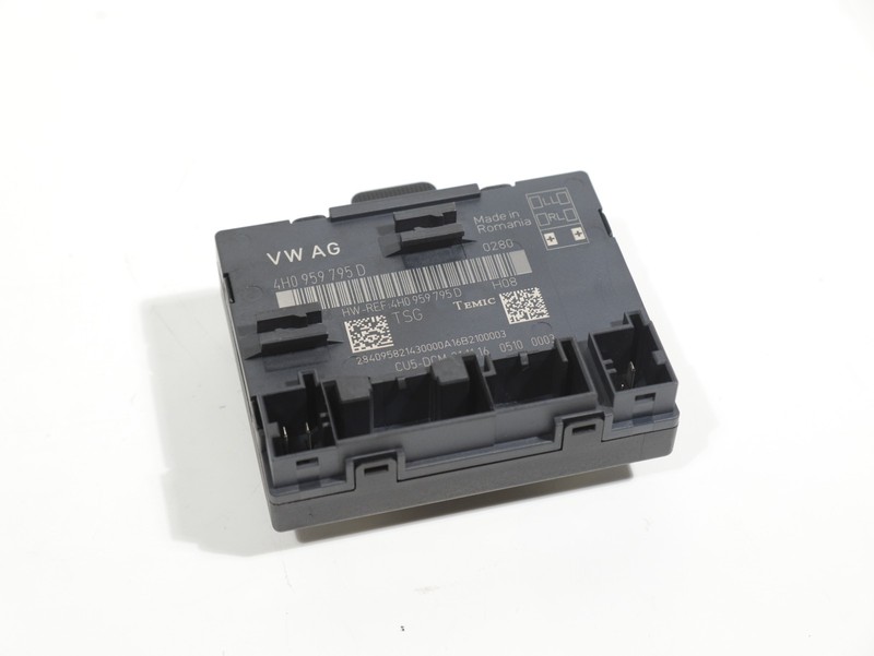 11-18 Audi A8 A8L Quattro REAR LEFT Door Control Module Unit OEM 4H0 959 795 D