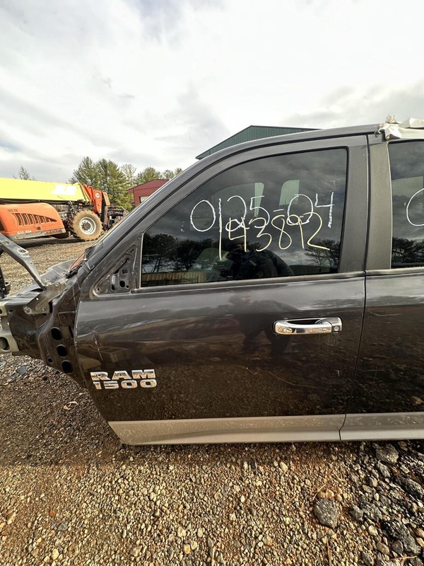 2009-2024 DODGE RAM 1500 CREW CAB FRONT LEFT DRIVER SIDE DOOR GRAY W/ GLASS OEM