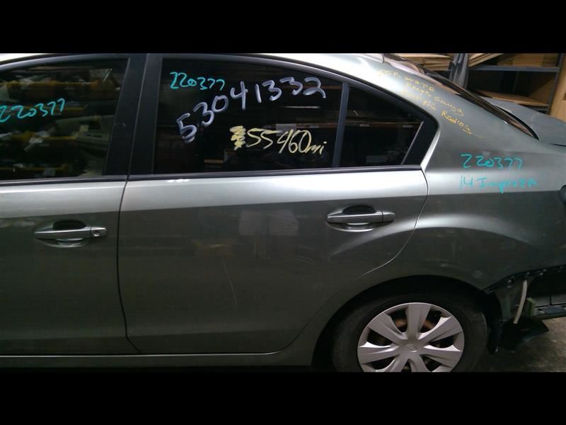 Driver Rear Side Door Electric Sedan Green H5Q Fits 12-16 IMPREZA 959437