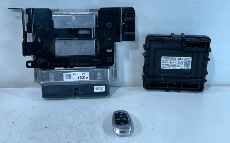 2024 HYUNDAI TUCSON SEL ENGINE & BODY CONTROL MODULE ECM BCM W/ KEY FOB # 103235