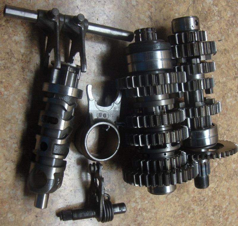 2003 Kawasaki Ninja EX500 EX 500 EX500D Engine Transmission Gears Shift Fork M3
