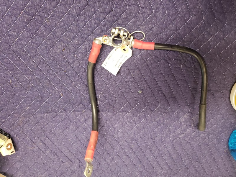 POSITIVE BATTERY CABLE WIRE WIRING HARNESSOEM TRUNK Audi 8