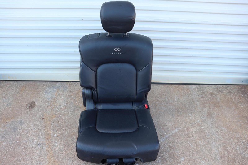 2011-2013 INFINITI QX56 REAR SECOND ROW RIGHT PASSENGER SIDE SEAT LEATHER OEM