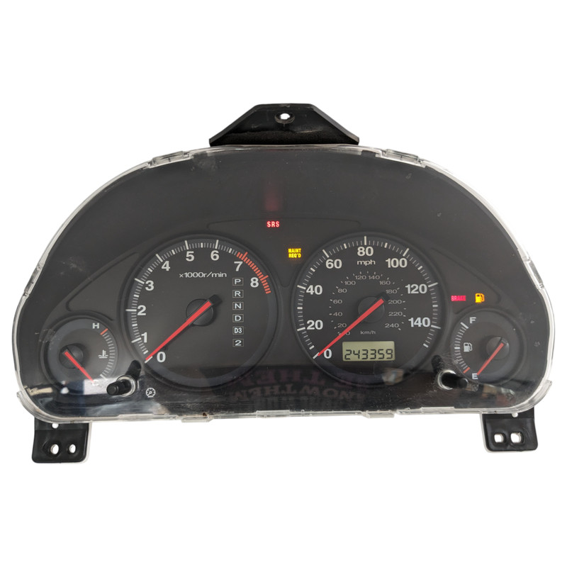 01-05 Honda Civic AT Instrument Speedometer Gauge Cluster 78100S5AA112 OEM 243K