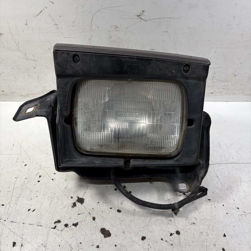 88-89 Honda Accord Left Front Retractor Headlight Lamp Light Assembly Black OEM