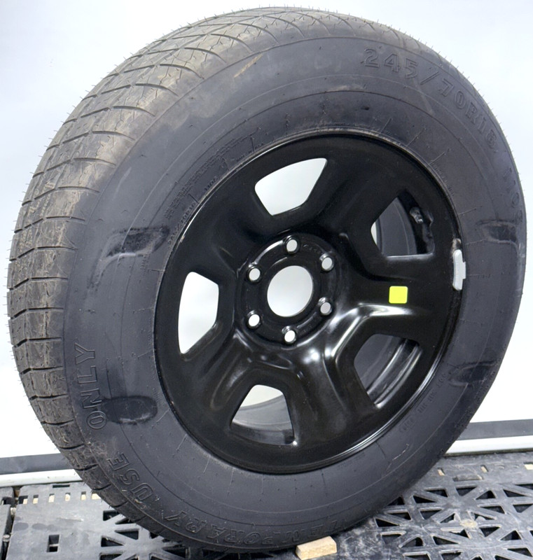 ✅ 19-25 RAM 1500 OEM 18" SPARE WHEEL RIM TIRE BLACK P245/70 R18 GOOD-YEAR 6-Lug
