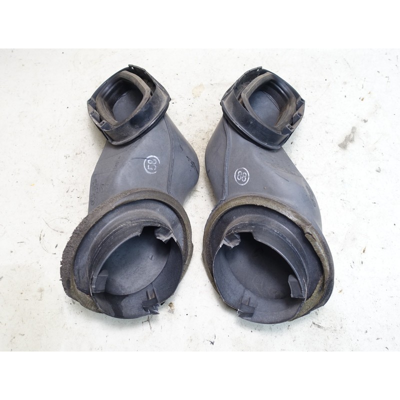 Damaged BMW E39 5-Series Cabin Air Intake Tube Pair 1997-2003 OEM