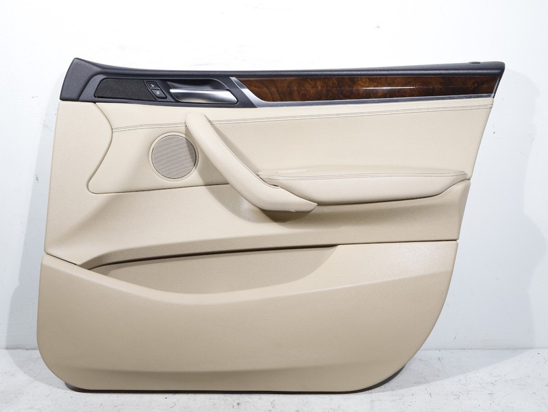 2011-2017 BMW F25 X3 Front Right Door Panel Card Nevada Beige Set OEM 66K