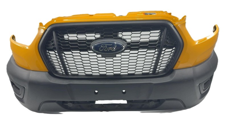 2020-2024 Ford Transit Front Yellow Bumper Assembly W/o Camera W/ Fog W/o Sensor
