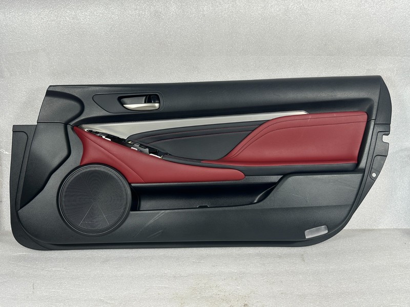 FRONT RIGHT DOOR PANEL CARD COVER RED F SPORT LEXUS RC350 (2015-2019) OEM