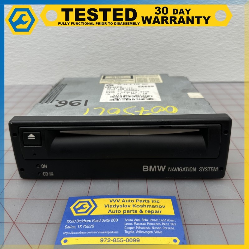 98-00 BMW E38 E39 NAVIGATION CD DRIVE ROM PLAYER OEM 4105062