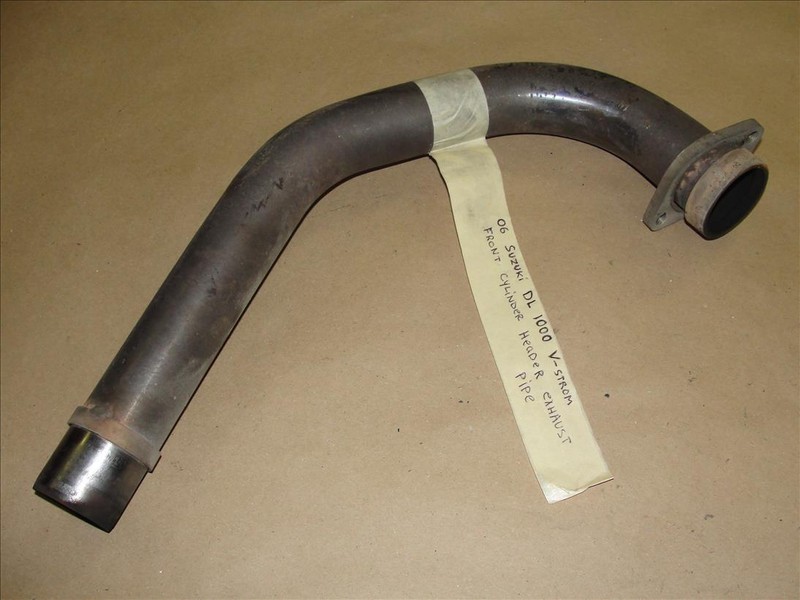 06 SUZUKI DL 1000 V-STROM FRONT CYLINDER HEADER EXHAUST PIPE DL1000