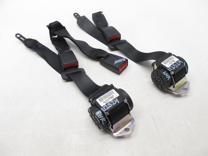 13-15 BMW E84 X1 SEATBELT SEAT BELT RETRACTOR REAR LEFT RIGHT SET OEM 112524