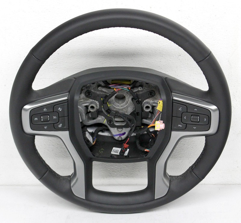 OEM Steering Wheel For Chevrolet Tahoe Black Leather 87821704