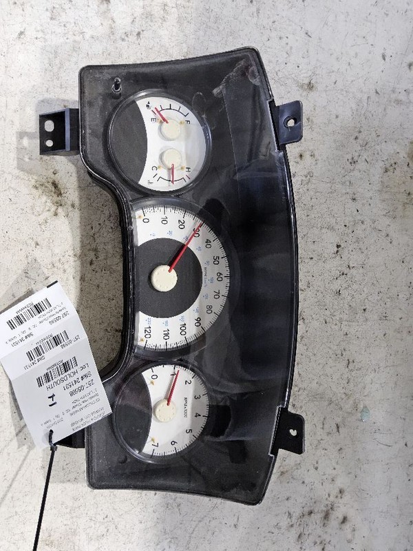 Speedometer Cluster MPH Black Trim Fits 09-11 DAKOTA 3366644