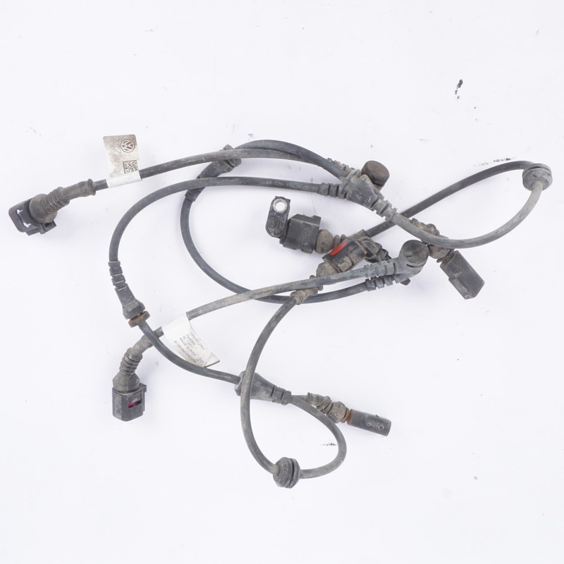 11-14 Porsche Cayenne 958 Rear ABS Speed Sensor Wiring Harness Wires OEM X 2