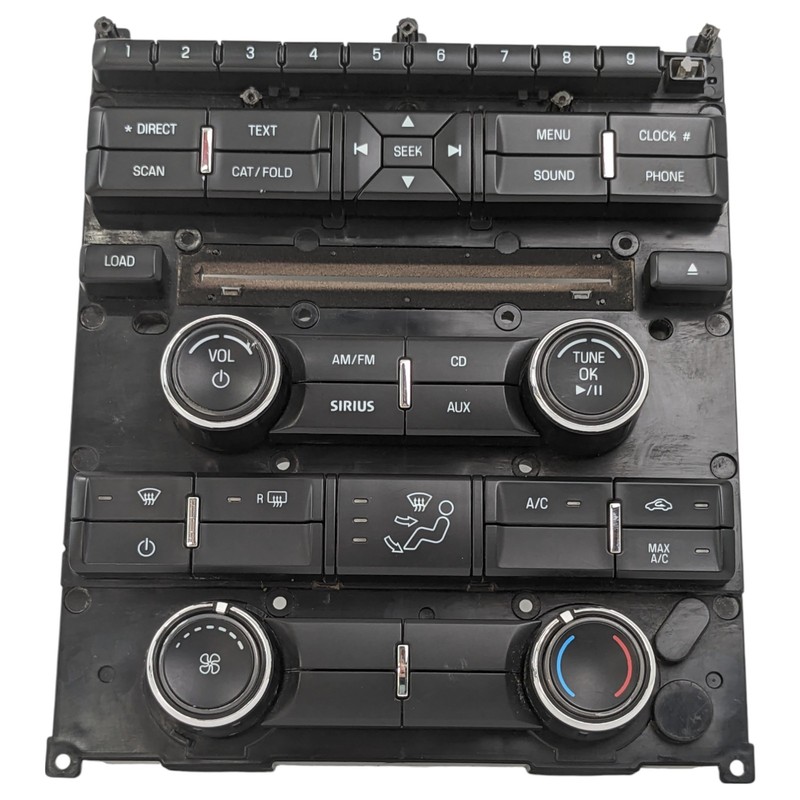 2010 2011 2012 Ford Taurus Radio CD Player Heater AC Climate Control Trim Panel