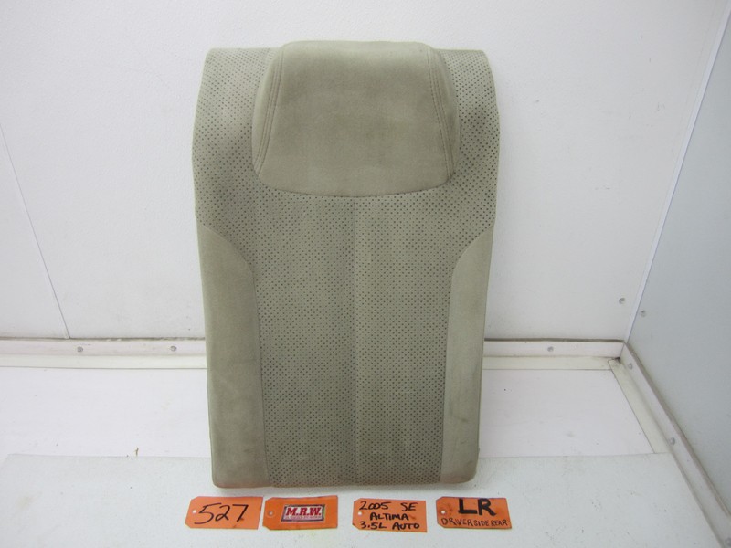fits ALTIMA LEFT DRIVER SIDE BACK REAR SEAT BACK TOP UPPER TAN CLOTH LR LH L CAR