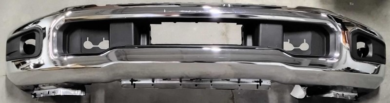 2023-2025 Ford F-250 F-350 Chrome Front Bumper w/o Adaptive 10969 B PC3Z17757EA