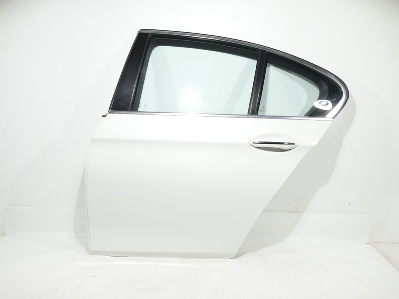 11-16 BMW F10 5 Series COMPLETE Door Rear Left Driver Side Alpine White 300 OEM