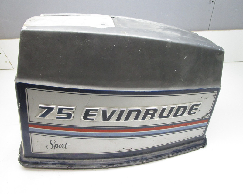 0281453 Evinrude 75 Sport Outboard Engine Top Motor Cover Cowl 1980