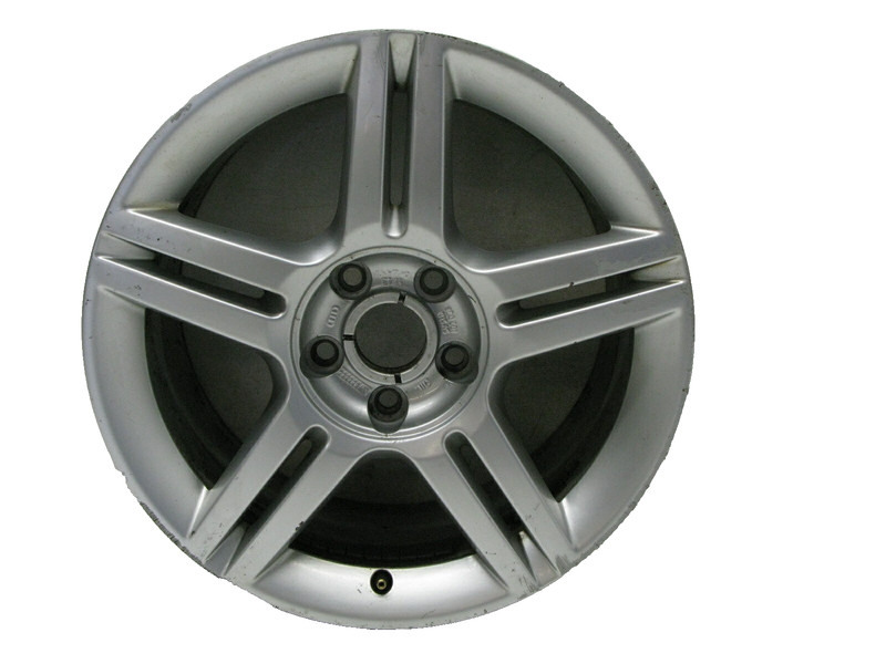 04-08 AUDI B7 A4 RIM WHEEL 5 DOUBLE SPOKE OEM 7.5 17" 8E0601025 062420 2