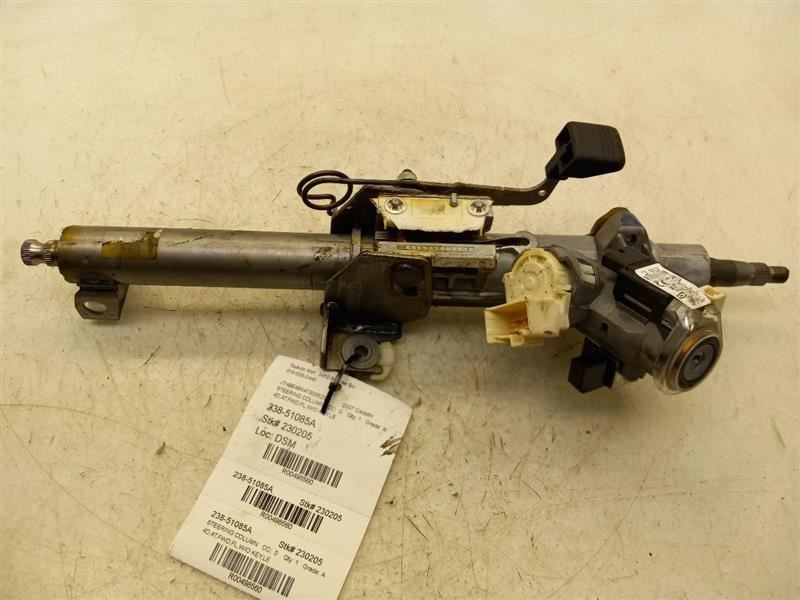 07-11 TOYOTA CAMRY 2.4L 4CYL FWD AT FLOOR SHIFT STEERING COLUMN ASSEMBLY