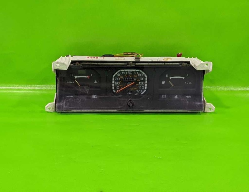 85 86 MIGHTY MAX PICKUP D50 SPEEDOMETER CLUSTER 174K MILES OEM 3948-1