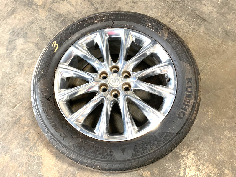 2018-2021 BUICK ENCLAVE CHROME WHEEL 20 X 8 RIM 12 SPOKE SQ7 #2 OEM #A0.30