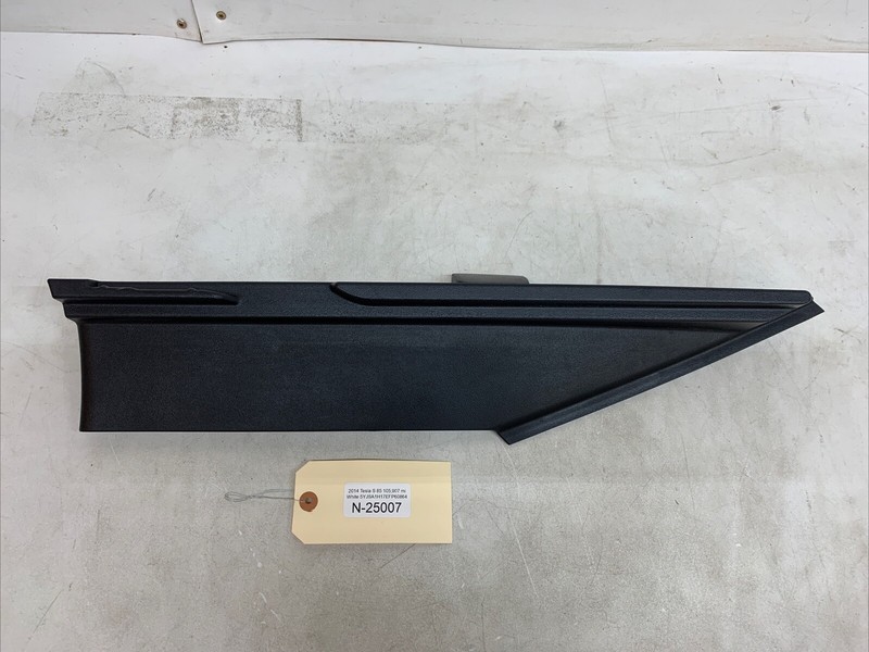 12-21 Tesla Model S C-PILLAR REAR TRIM LEFT DRIVERS SIDE 1010338-00-D 25007 B119