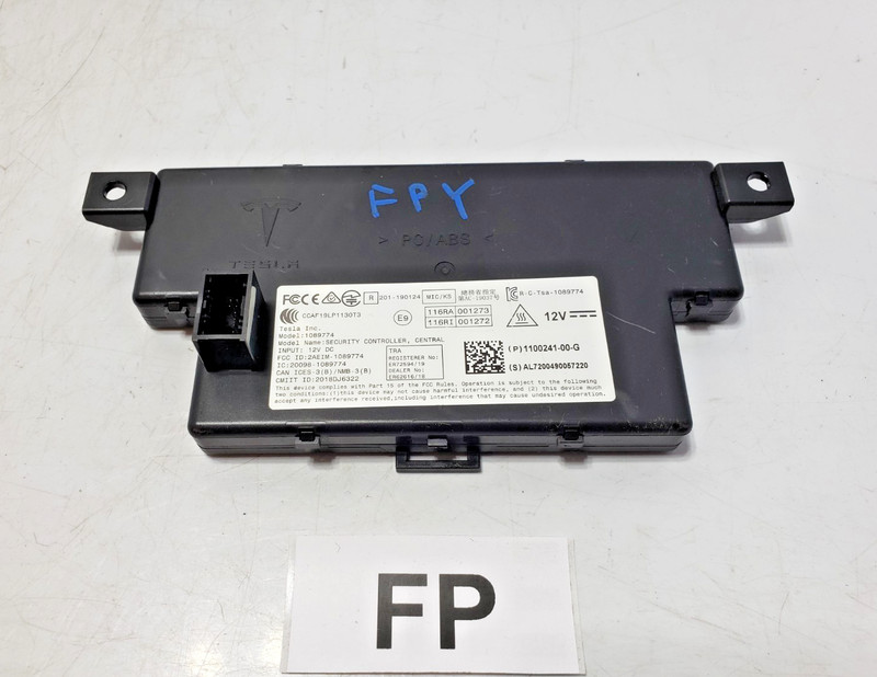 ✅ 17-23 OEM Tesla Model 3 Y Center Console Security Locking Module