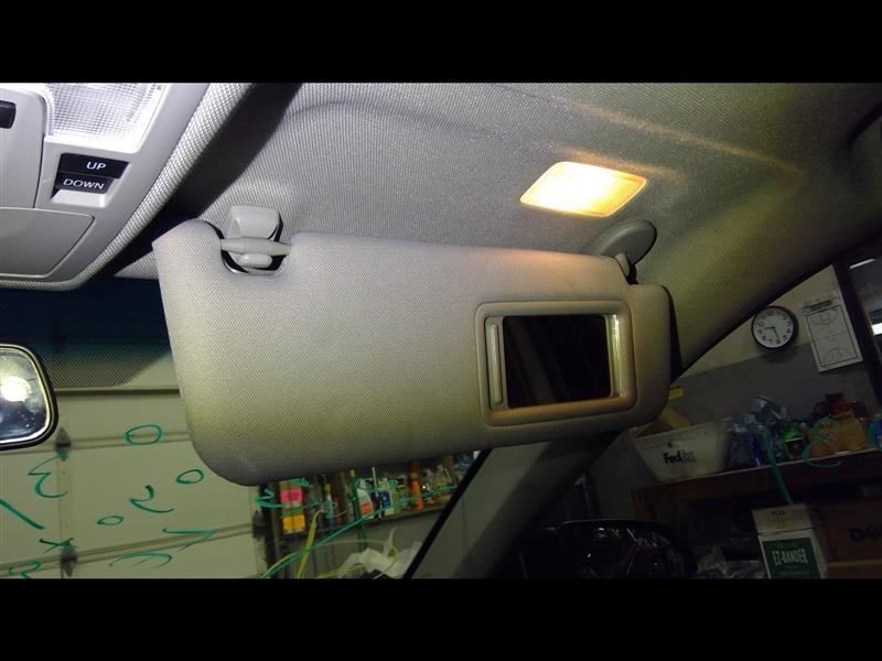 Passenger Sun Visor Gray Illumination With Sunroof Fits 12-17 CAMRY 1290185