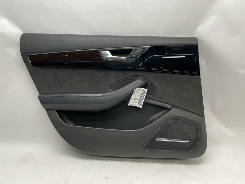 2011 - 2018 AUDI A8L D4 **REAR** LEFT DRIVER LH SIDE DOOR TRIM PANEL OEM BLACK