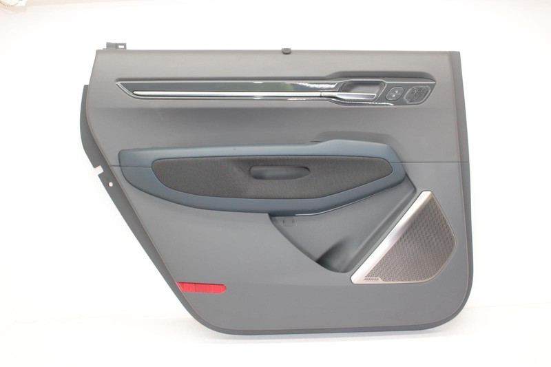 24-25 Kia EV9 Driver Left Rear Gray and Blue Door Trim Panel with Sun Shade