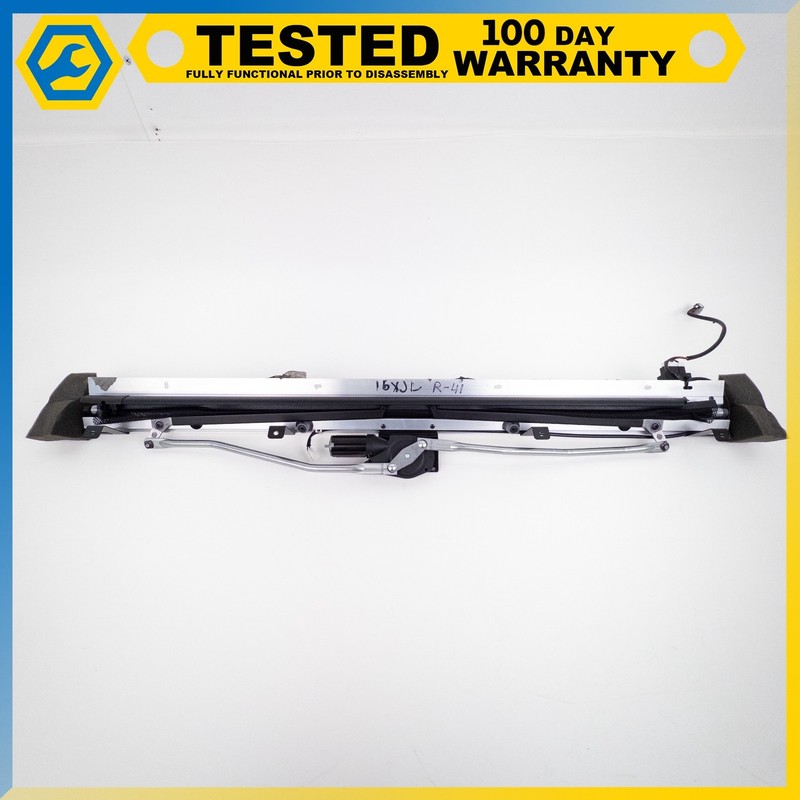 10-19 JAGUAR XJ REAR WINDOW SUN SHADE SCREEN ROLLER BLIND BLACK OEM
