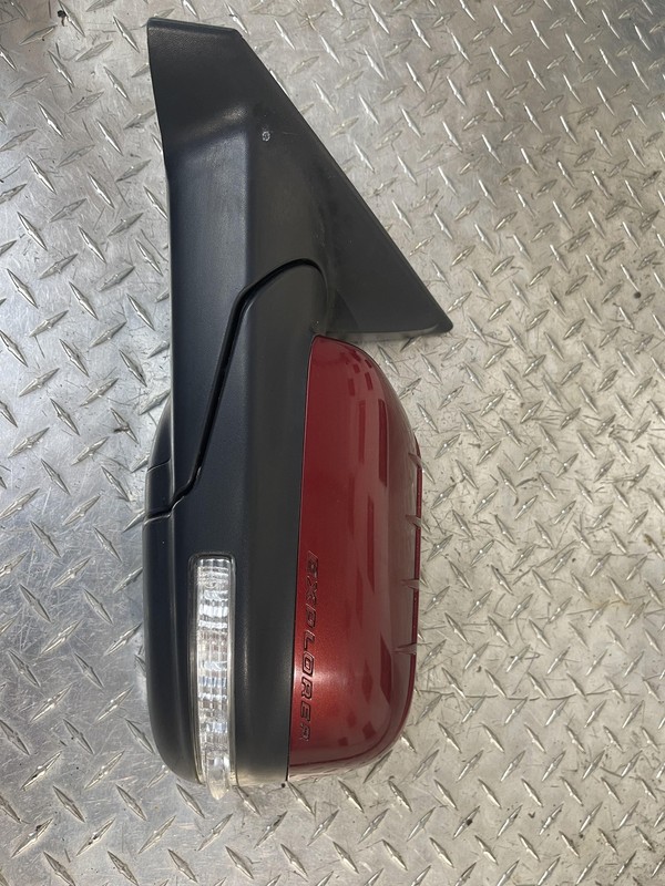 2011-2015 FORD EXPLORER DRIVER LEFT SIDE MIRROR POWER FOLDING (RR) RUBY RED