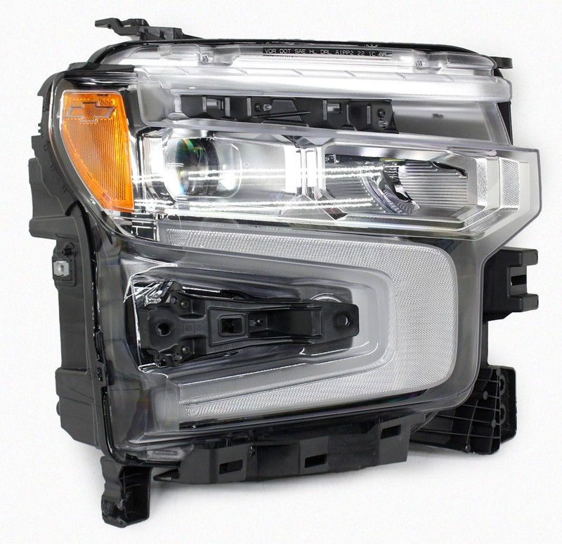 OEM Right Passenger Side LED Headlamp For Chevy Silverado 1500 Chrome 85856479