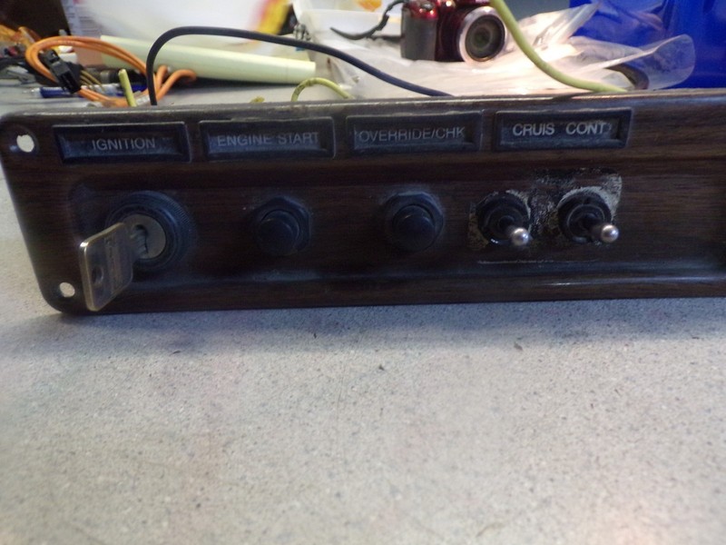 Control Bezel with Key Engine/Ignition/Overide/Cruise Switches *FREE SHIPPING*